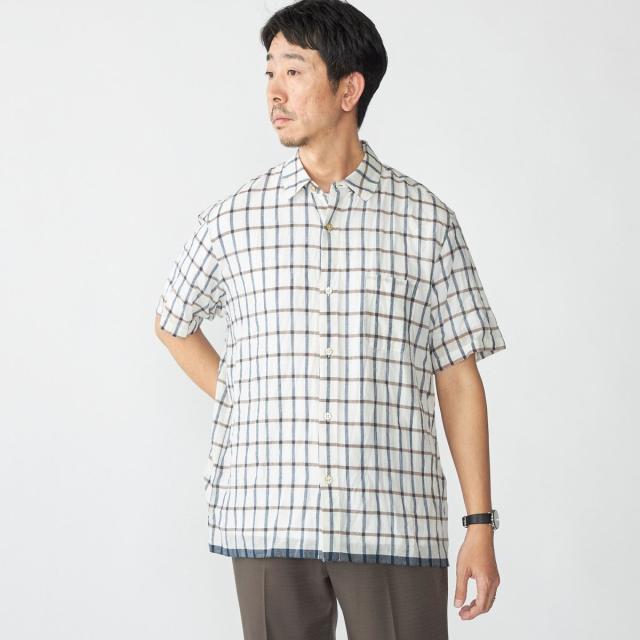 シップス（SHIPS）/SHIPS: インディア レギュラーカラー ショートスリーブ シャツ_9