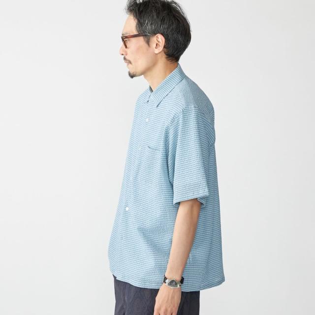 シップス（SHIPS）/SHIPS: エアー サッカー レギュラーカラー ショートスリーブ シャツ_10