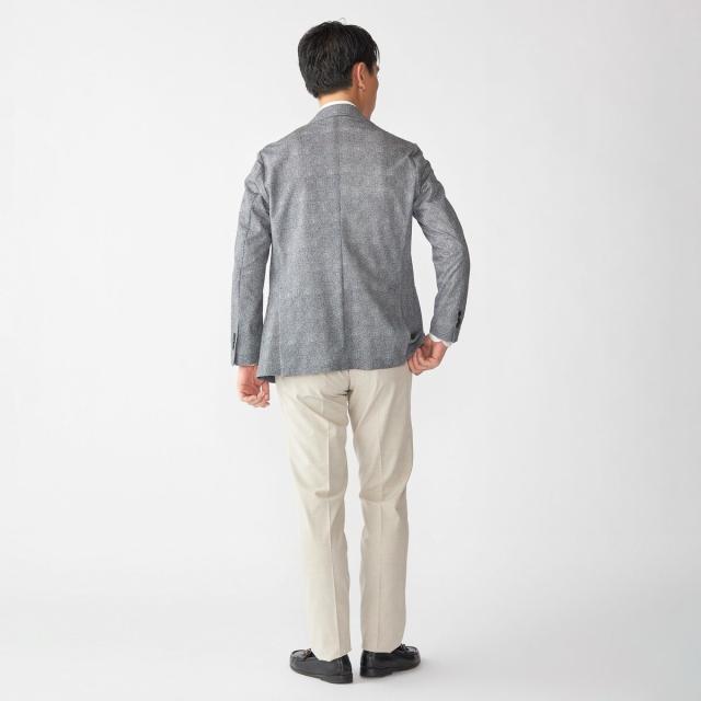 シップス（SHIPS）/SHIPS: ジャージー ハウンドトゥース プリント ライト ジャケット