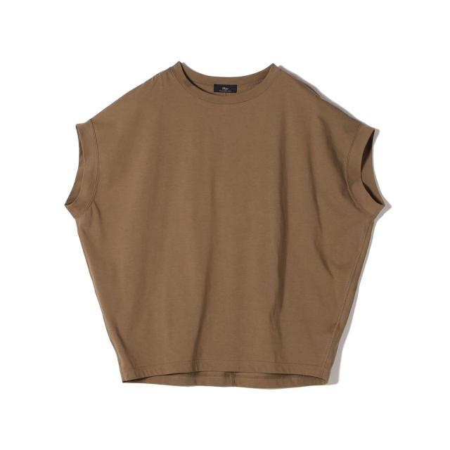 シップス（SHIPS）/SHIPS Primary Navy Label:サイロ プレミアム フレンチ スリーブ TEE