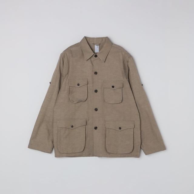 シップス（SHIPS）/benine9: VINTAGEFINISHED COTTON CUPRA SAFARI JACKE