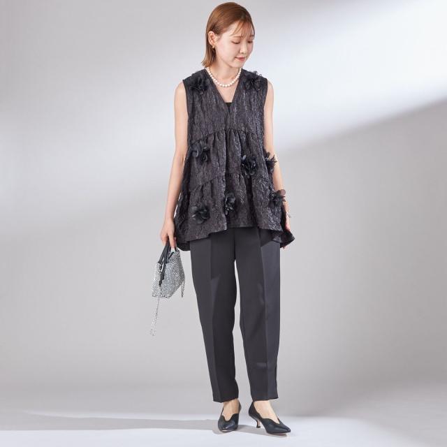 シップス（SHIPS）/troisiemeCHACO:〈手洗い可能〉テーパード パンツ 