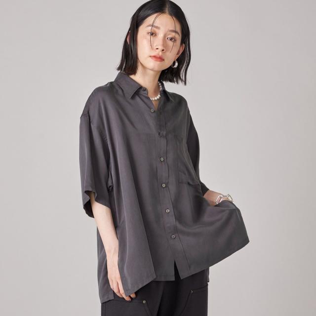 シップス（SHIPS）/SHIPS NINE CASE:〈手洗い可能〉オーバーサイズ シャツ