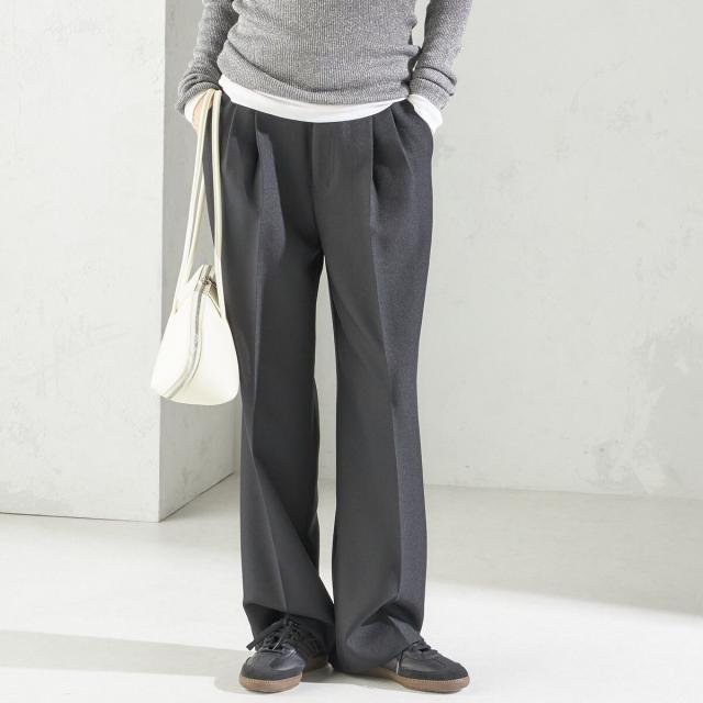 シップス（SHIPS）/《一部追加予約》〈手洗い可能〉TUMUGITO(R) シャーク ツイード タック パンツ