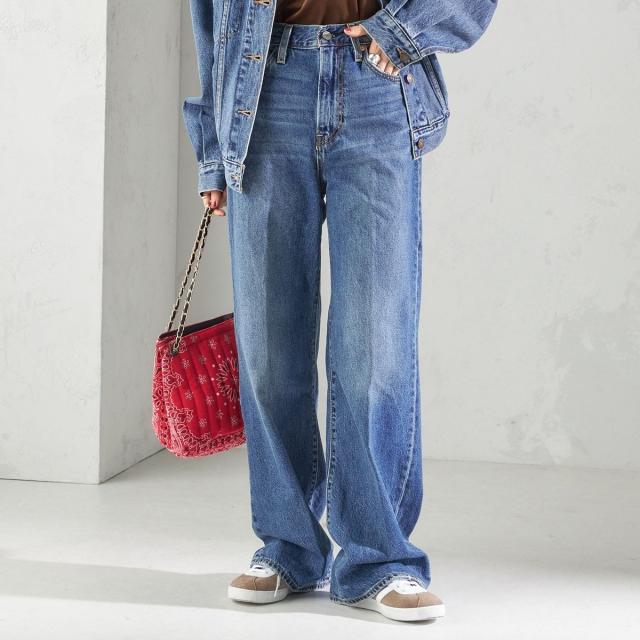 シップス（SHIPS）/Levi’s:RIBCAGE WIDE LEG