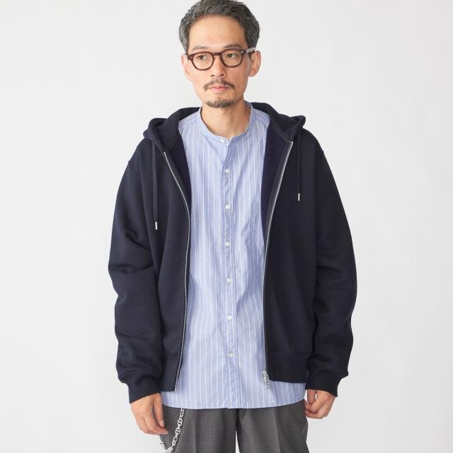 シップス（SHIPS）/SHIPS: コットン ウール ジップ パーカー