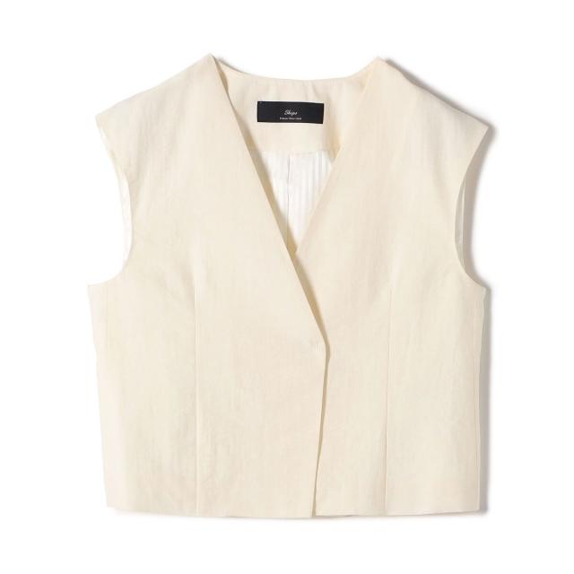 シップス（SHIPS）/SHIPS Primary Navy Label:〈手洗い可能〉MANTECO ジレ_1
