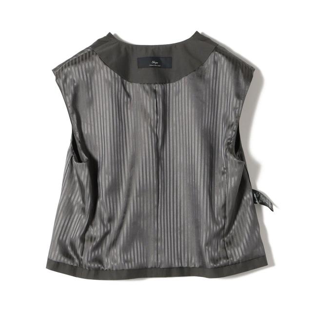 シップス（SHIPS）/SHIPS Primary Navy Label:〈手洗い可能〉MANTECO ジレ_5