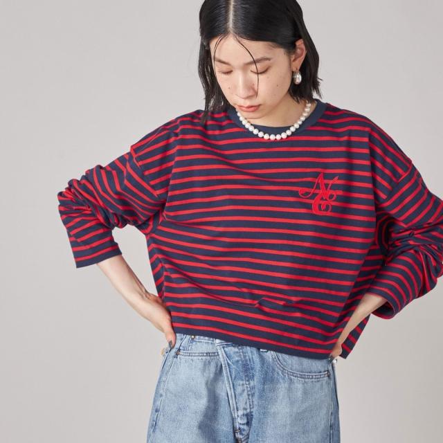 シップス（SHIPS）/SHIPS NINE CASE:ボーダー 長袖 TEE