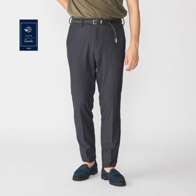 シップス（SHIPS）/SHIPS:〈FUNCTION〉ジャージー 2WAY サイド シャーリング スラックス