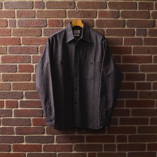 シップス（SHIPS）/SHIPS: AUTHENTIC シャンブレー ワークシャツの通販