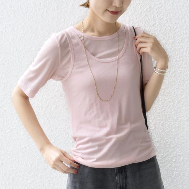 シップス（SHIPS）/シアー フライス レイヤード TEE