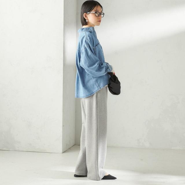 シップス（SHIPS）/《一部追加予約》〈洗濯機可能〉ライトオンス デニム ショート シャツ