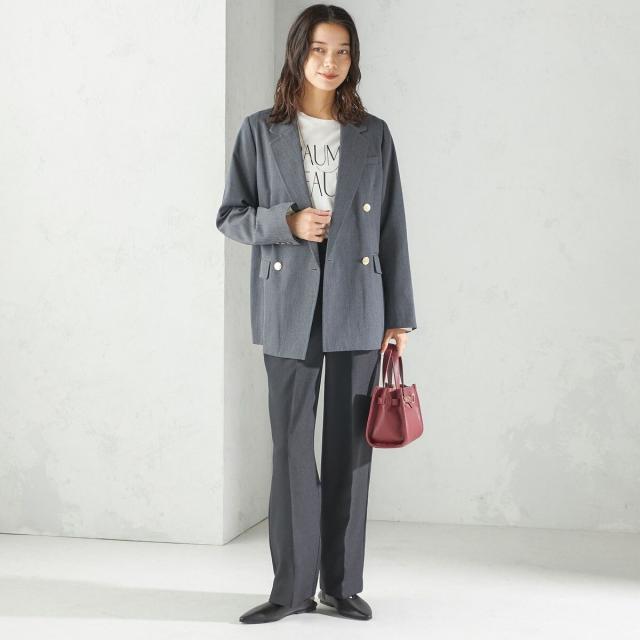 シップス（SHIPS）/《一部追加予約》ウール ギャバジン ダブル ブレスト ジャケット