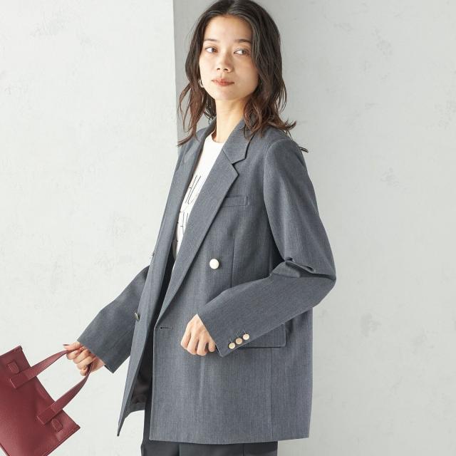 シップス（SHIPS）/《一部追加予約》ウール ギャバジン ダブル ブレスト ジャケット