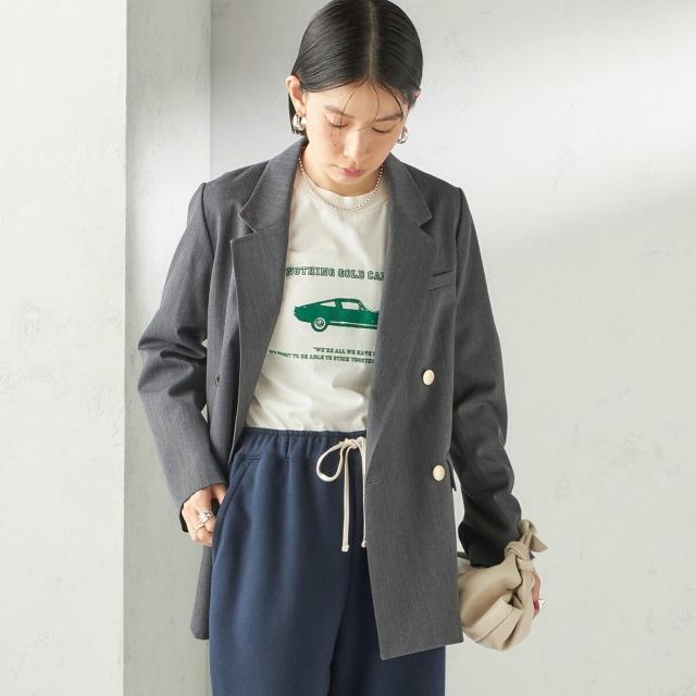 シップス（SHIPS）/《一部追加予約》ウール ギャバジン ダブル ブレスト ジャケット