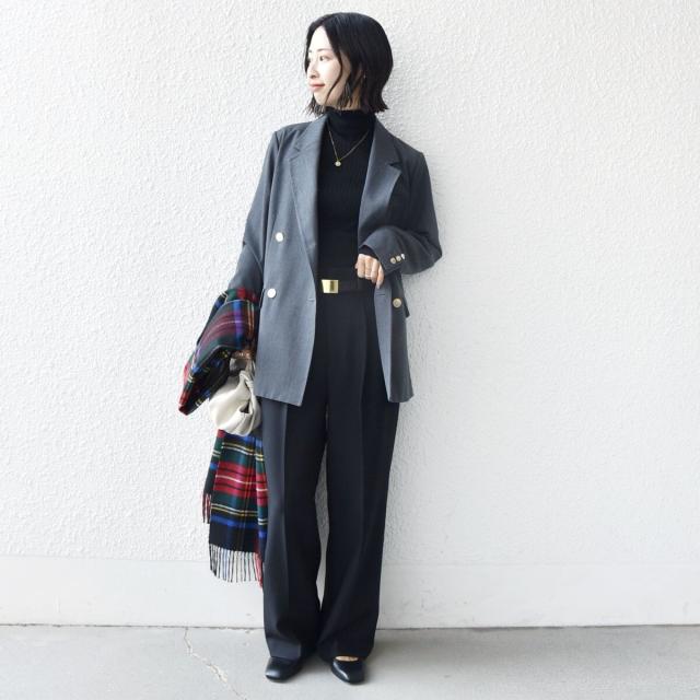 シップス（SHIPS）/《一部追加予約》ウール ギャバジン ダブル ブレスト ジャケット