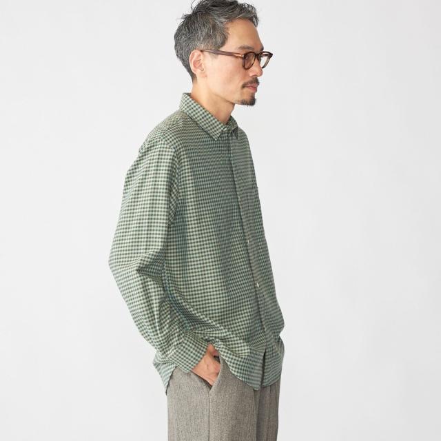 シップス（SHIPS）/SHIPS: チェック レギュラーカラー ロングスリーブ シャツ_12