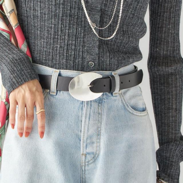 シップス（SHIPS）/LEFIJE: ラウンド ビッグ バックル ベルト