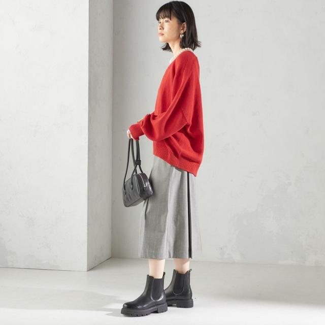 シップス（SHIPS）/チェック ボックス プリーツ スカート_7