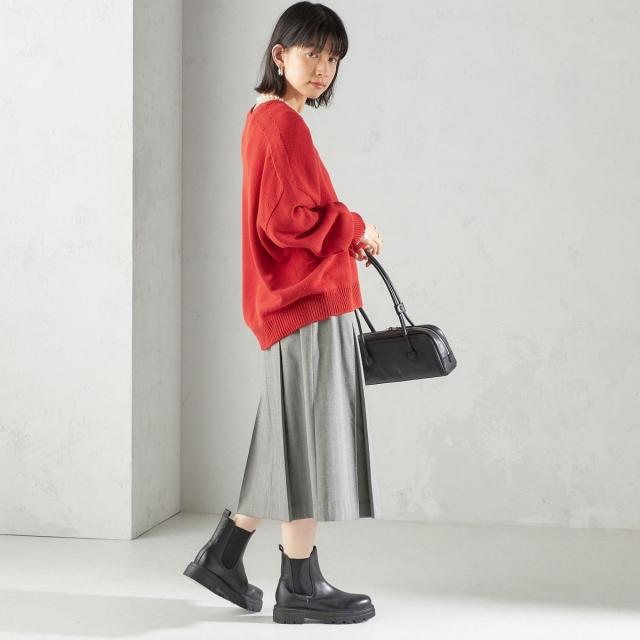 シップス（SHIPS）/チェック ボックス プリーツ スカート_9