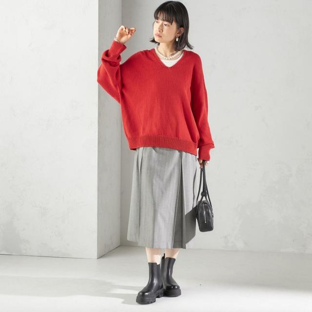 シップス（SHIPS）/チェック ボックス プリーツ スカート_11