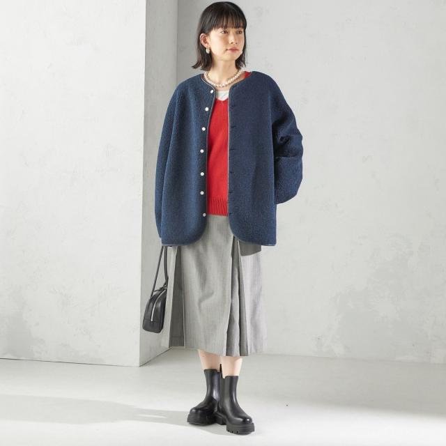 シップス（SHIPS）/チェック ボックス プリーツ スカート_17