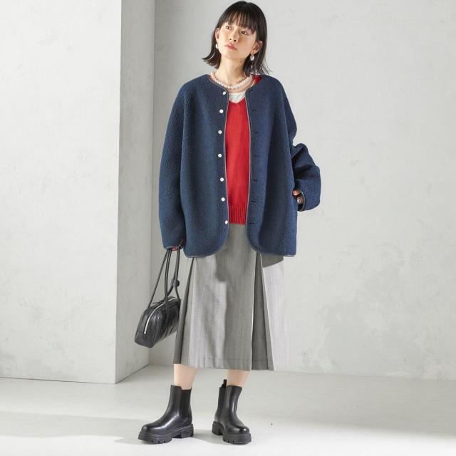 シップス（SHIPS）/チェック ボックス プリーツ スカート_18
