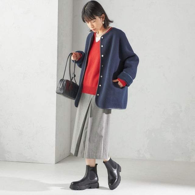 シップス（SHIPS）/チェック ボックス プリーツ スカート_19