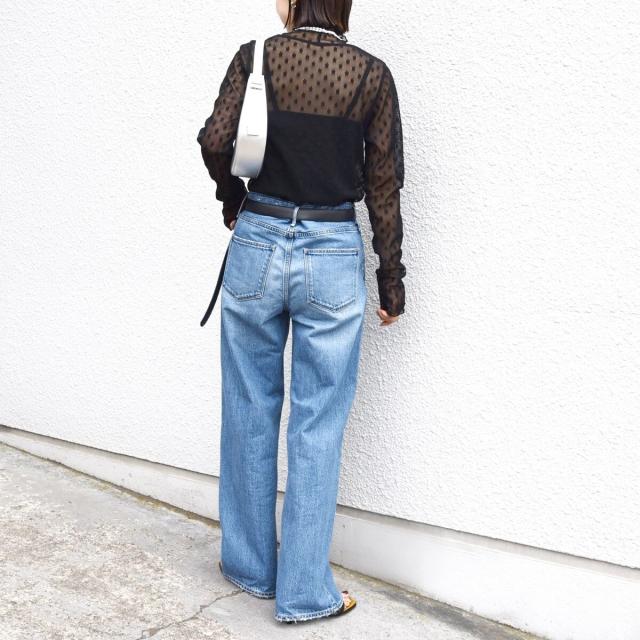 シップス（SHIPS）/《一部追加予約》〈手洗い可能〉フラワー チュール ハイネック プルオーバー