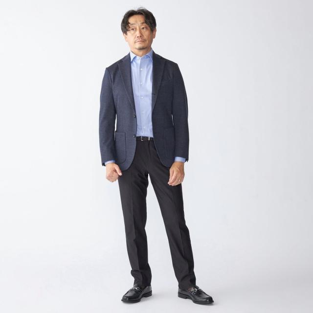 シップス（SHIPS）/SHIPS: カネマサファブリック ジャージー プリント ハウンドトゥース ジャケット_4