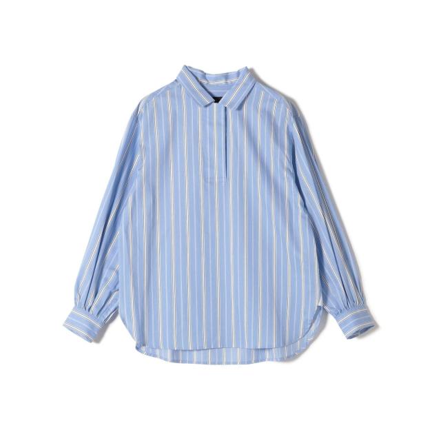 シップス（SHIPS）/SHIPS Primary Navy Label:〈手洗い可能〉SOMELOS ストライプ シャツ