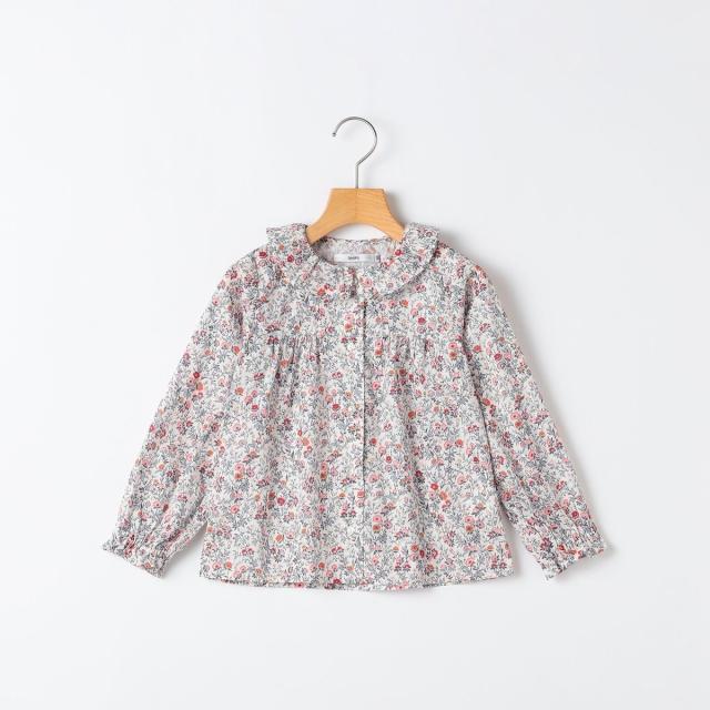 リバティ　フリルカラーブラウス 120サイズ シップス（SHIPS）/SHIPS KIDS:100〜130cm / リバティ フリルカラー