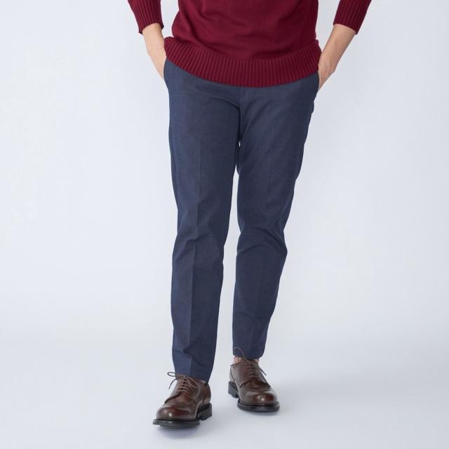 シップス（SHIPS）/SHIPS: 〈手洗い可能〉ノープリーツ ツイル 4WAY ストレッチ パンツ_2