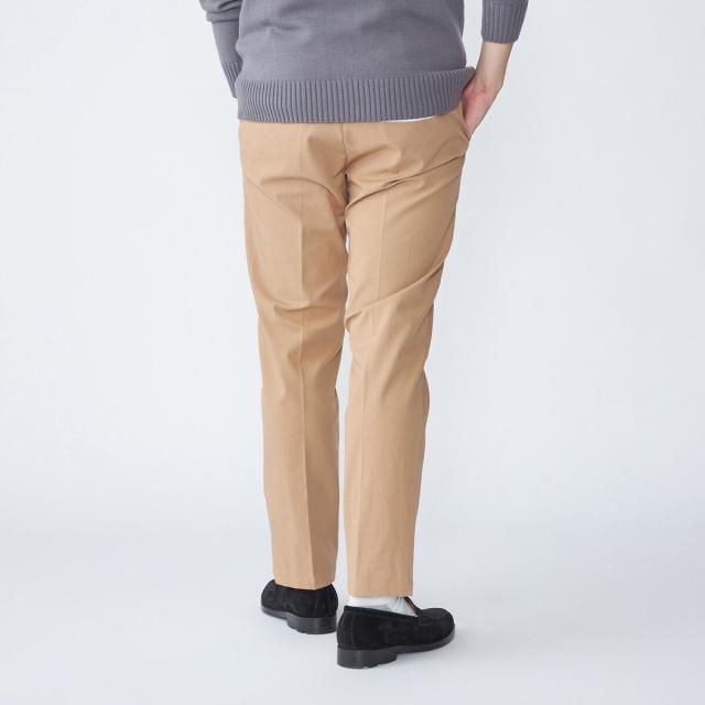 シップス（SHIPS）/SHIPS: 〈手洗い可能〉ノープリーツ ツイル 4WAY ストレッチ パンツ_4