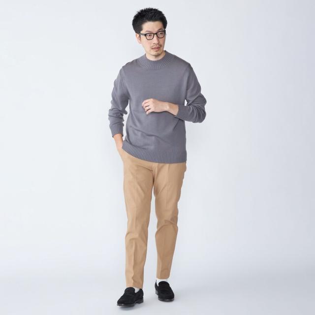 シップス（SHIPS）/SHIPS: 〈手洗い可能〉ノープリーツ ツイル 4WAY ストレッチ パンツ_6