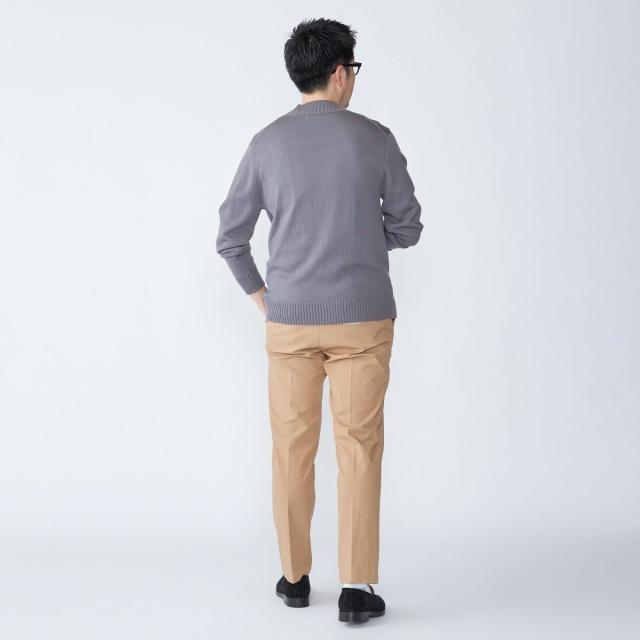 シップス（SHIPS）/SHIPS: 〈手洗い可能〉ノープリーツ ツイル 4WAY ストレッチ パンツ_8