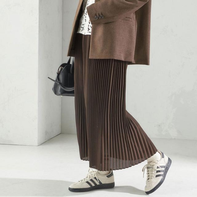 フェンディ FENDI スカートベロア ♯44サイズ ブラック ブラウン