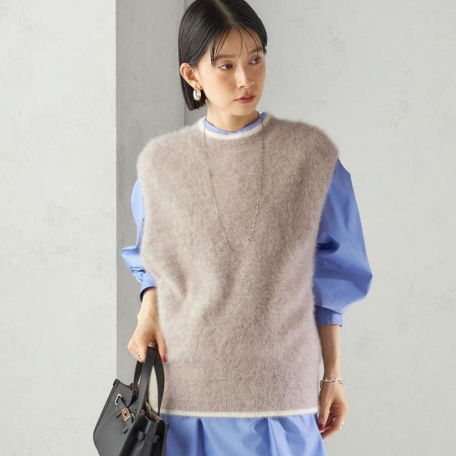 シップス（SHIPS）/杢フォックス カシミヤ ニット ベスト_6