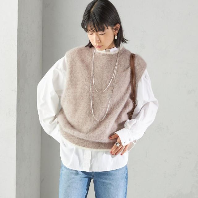 シップス（SHIPS）/杢フォックス カシミヤ ニット ベスト_13