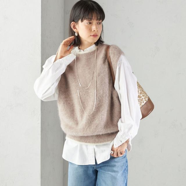 シップス（SHIPS）/杢フォックス カシミヤ ニット ベスト_14