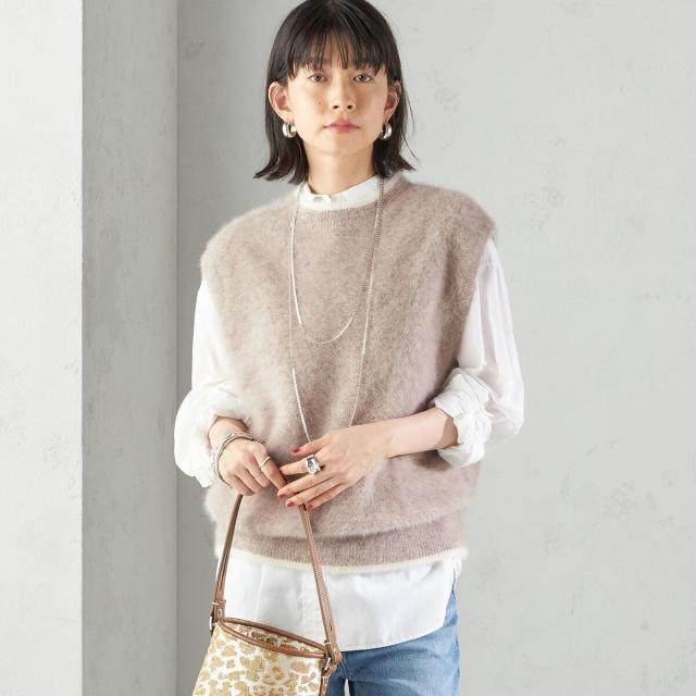 シップス（SHIPS）/杢フォックス カシミヤ ニット ベスト_15