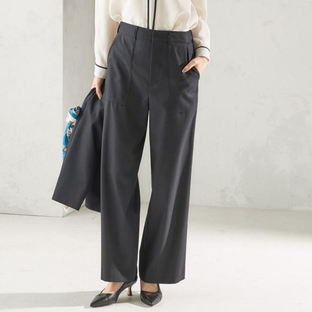 シップス（SHIPS）/〈手洗い可能〉DELEGANT  ストレート パンツ（セットアップ対応）