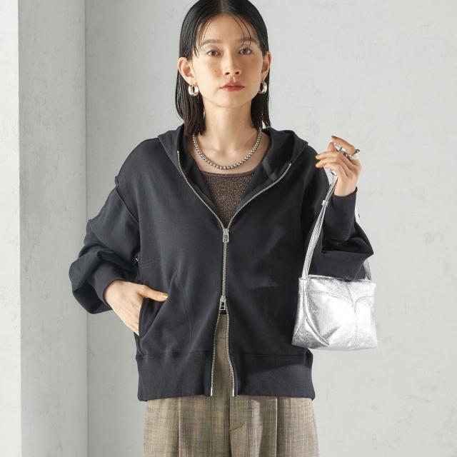 シップス（SHIPS）/ミニ 裏毛 ジップ アップ フーディ_6
