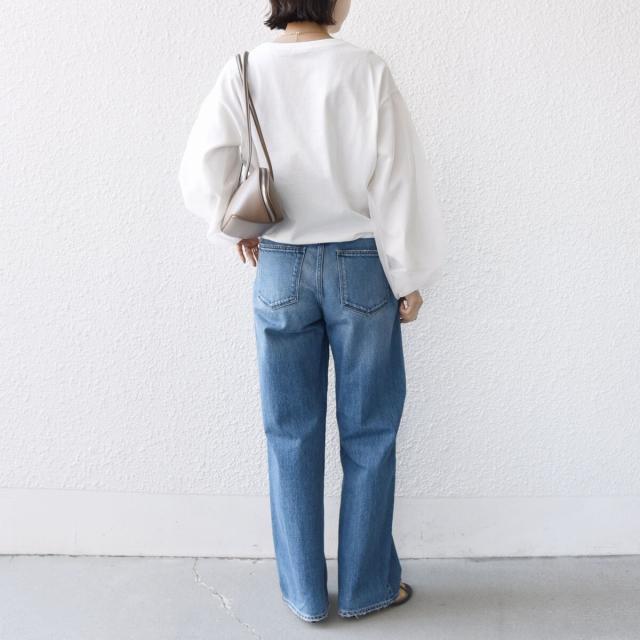 シップス（SHIPS）/《一部追加予約》【WEB限定】〈手洗い可能〉シアー コンビ 裾 ドロスト プルオーバー