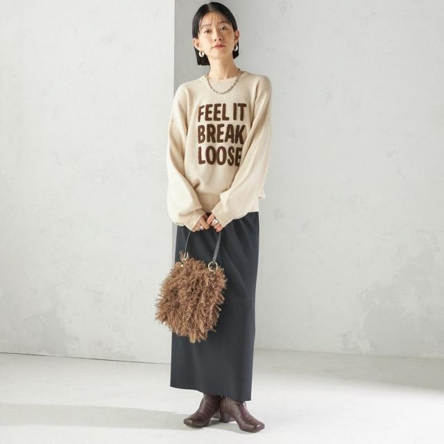 シップス（SHIPS）/《一部追加予約》【WEB限定】〈手洗い可能〉サガラ 刺繍 ロゴ ニット プルオーバー