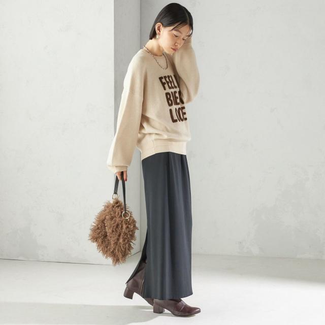 シップス（SHIPS）/《一部追加予約》【WEB限定】〈手洗い可能〉サガラ 刺繍 ロゴ ニット プルオーバー