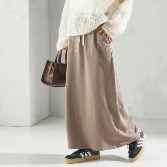 シップス（SHIPS）/ミニ 裏毛 ポケット セミ フレア スカート