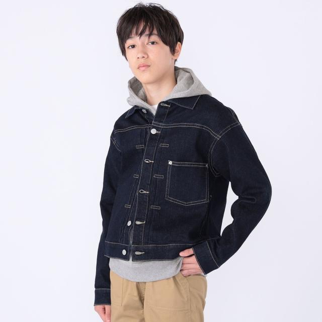 シップス（SHIPS）/SHIPS KIDS:140〜160m / ヴィンテージ ライク インディゴ デニム ジャケット
