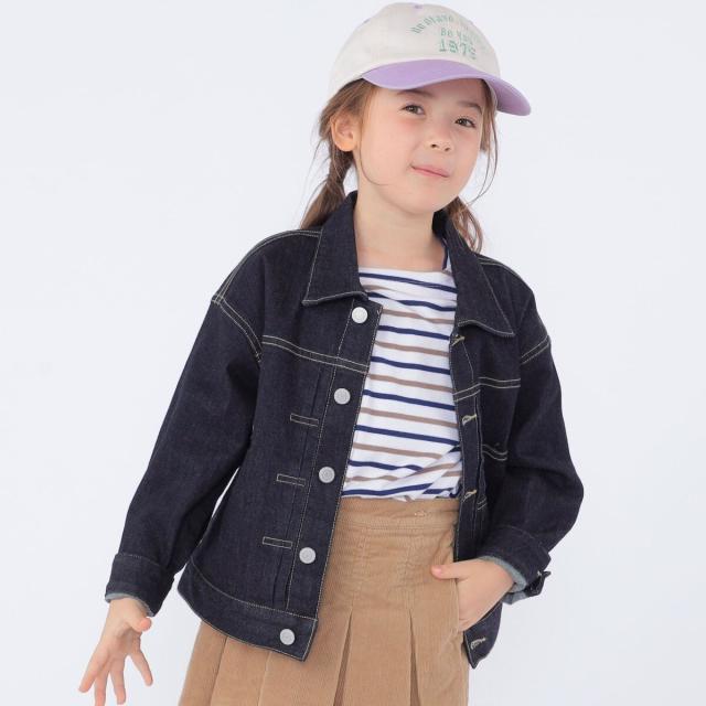 シップス（SHIPS）/SHIPS KIDS:100〜130cm / ヴィンテージ ライク インディゴ デニム ジャケット_1
